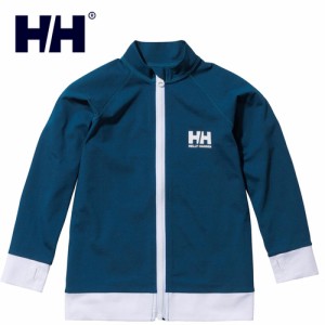 ヘリーハンセン HELLY HANSEN キッズ ロングスリーブHHフルジップラッシュガード アイ HJ82330 AI K L/S HH Full-Zip Rashguard お得