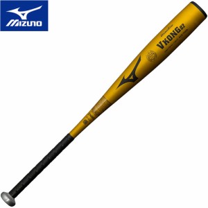 ミズノ MIZUNO キッズ 野球 バット 少年硬式用 グローバルエリート Vコング02 金属製 76cm 平均680g ゴールド 1CJMH70176 50 少年野球