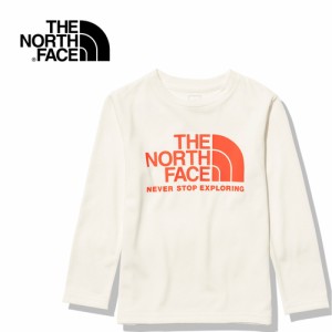 ザ・ノース・フェイス ノースフェイス キッズ Tシャツ ロングスリーブTNFバグフリーグラフィックティー オフホワイト NTJ32345 OW L/S