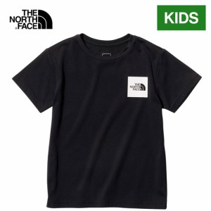 ザ・ノース・フェイス ノースフェイス キッズ Tシャツ ショートスリーブスモールスクエアロゴティー ブラック NTJ32358 K S/S Small