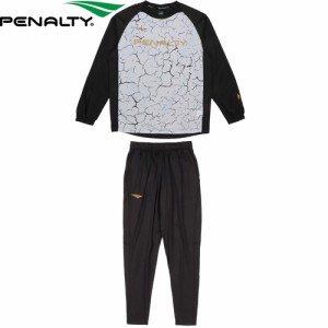 ペナルティ PENALTY メンズ サッカー トレーニングウェア ピステジャケット＋起毛パンツセット ホワイト PO2527 10 ピステスーツ