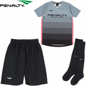 ペナルティ PENALTY キッズ サッカー ウェア ジュニアプラクティスセット 3点セット グレー PUS3312J 20 サッカーウェア 上下セット