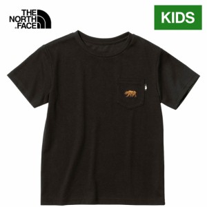 ザ・ノース・フェイス ノースフェイス キッズ Tシャツ ショートスリーブポケットティー ブラック NTJ32363 K S/S Pocket Tee