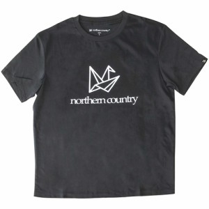 ノーザンカントリー Northern Country メンズ 半袖Tシャツ Tシャツ 半袖 吸汗速乾 ブラック TR-1306 BK SHORT SLEEVE TSHIRTS