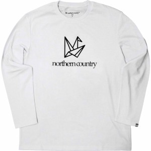 ノーザンカントリー Northern Country メンズ 長袖Tシャツ Tシャツ 長袖 吸汗速乾 ホワイト TR-1311 WT LONG SLEEVE TSHIRTS