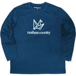 ノーザンカントリー Northern Country メンズ 長袖Tシャツ Tシャツ 長袖 吸汗速乾 ネイビー TR-1311 NV LONG SLEEVE TSHIRTS