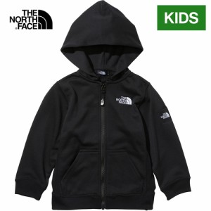 ザ・ノース・フェイス ノースフェイス キッズ ウェア スクエアロゴフルジップ ブラック NTJ12116 K Square Logo Full Zip 秋冬モデル