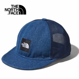 ザ・ノース・フェイス ノースフェイス キッズ 帽子 スクエアロゴメッシュキャップ インディゴ NNJ02001 ID Kids’ Square Logo Mesh Cap