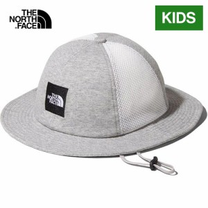 ザ・ノース・フェイス ノースフェイス キッズ 帽子 スクエアロゴメッシュハット ミックスグレー NNJ02002 Z Kids’ Square Logo Mesh