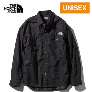 ザ・ノース・フェイス ノースフェイス メンズ レディース ロングスリーブヌプシシャツ ブラック NR11961 K L/S Nuptse Shirt 春夏モデル