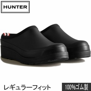 ハンター HUNTER レディース サンダル オリジナル プレイ クロッグス ブラック WFF1002RMA BLK ORIGINAL PLAY CLOG スリッポン シューズ