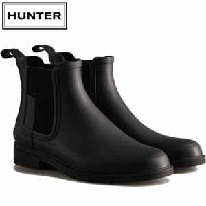 ハンター HUNTER メンズ レインシューズ オリジナル リファインド チェルシー ブラック MFS9060RMA 梅雨対策グッズ特集 正規品 長靴