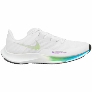 ナイキ NIKE メンズ ランニングシューズ エア ズーム ライバル フライ 3 ホワイト/ライムブラスト/ブルー CT2405 199 2023秋冬モデル