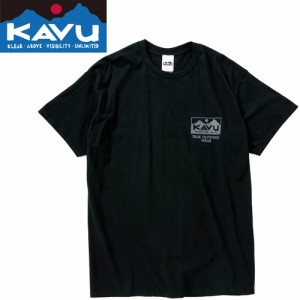 カブー KAVU メンズ 半袖Tシャツ トゥルーロゴ Tシャツ ブラック 19821842 True Logo Tee ★在庫限り★ 半袖 カットソー アウトドア