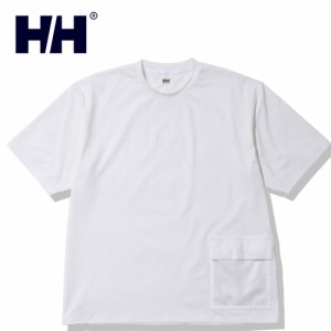 ヘリーハンセン HELLY HANSEN メンズ 半袖Tシャツ ショートスリーブアンヒビアスポケットティー オフホワイト HOE62317 OW S/S