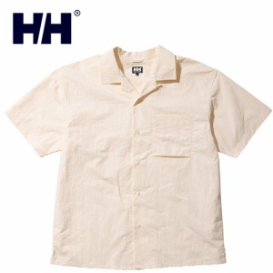 ヘリーハンセン HELLY HANSEN メンズ 半袖シャツ ショートスリーブバスクシャツ アイボリー HOE42202 IV S/S Bask Shirts