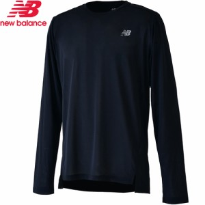 ニューバランス New Balance メンズ AccelerateロングスリーブTシャツ ブラック MT23225 BK 2023秋冬モデル 長袖Tシャツ トップス