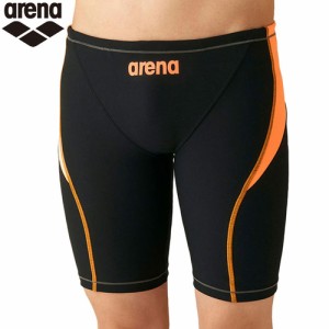 アリーナ arena メンズ 水着 スパッツ ブラック/オレンジ SAR-3100 BKOR 練習用 男性用競泳水着 トレーニング スイムウェア