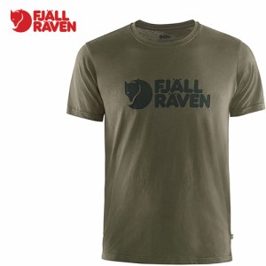 フェールラーベン FJALL RAVEN メンズ 半袖Tシャツ フェールラーベンロゴTシャツ M ダークオリーブ 87310 633 Fjallraven Logo T-shirt