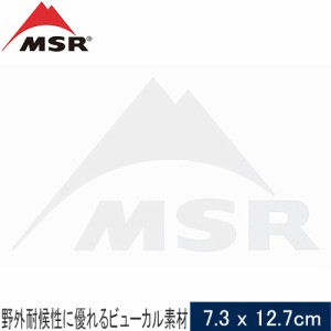 エムエスアール MSR 転写ステッカー ホワイト 36908 カッティングステッカー ロゴマーク転写 シール カーアクセサリ キャンプ