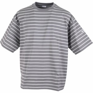 オーシバル ORCIVAL メンズ 半袖Tシャツ ワイドクルーネックTシャツ チャコール×グレー #OR-C0226 MER CHARCOAL×GREY 父の日