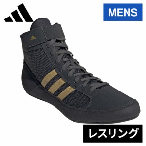 アディダス adidas メンズ レスリングシューズ ボクシングシューズ エイチブイシー グレー/ゴールド/ブラック KDO02 HP6869 HVC