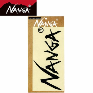 ナンガ NANGA カッティングステッカー ブラック N1STBKG3 CUTTING STICKER デカール シール ステッカーチューン カー用品