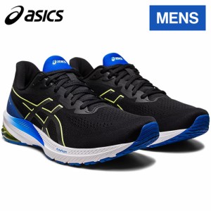 アシックス asics メンズ ランニングシューズ GT-1000 12 ブラック/グローイエロー 1011B631 2 2023秋冬モデル ジョギング マラソン