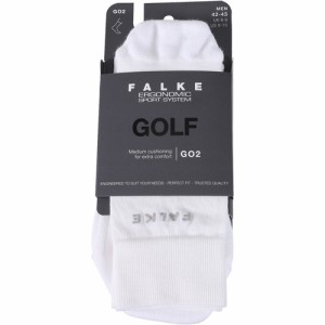 ファルケ FALKE メンズ GO2 ソックス ホワイト #16770 2000 GO2 Socks Men 靴下 スポーツソックス ゴルフ ゴルフウェア ランニング