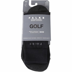ファルケ FALKE メンズ GO2 ソックス ブラック #16770 3000 GO2 Socks Men 靴下 スポーツソックス ゴルフ ゴルフウェア ランニング