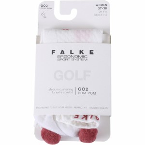 ファルケ FALKE レディース GO2 ポンポンソックス ホワイト（2008） #16781 2008 GO2 Pompom Socks Women 靴下 ソックス