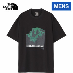 ザ・ノース・フェイス ノースフェイス メンズ 半袖Tシャツ ショートスリーブ フリーラン グラフィッククルー ブラック NT62393 K S/S