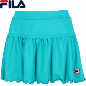 フィラ FILA レディース スコート ターコイズ VL2689 29 スポーツウェア テニス メロウ かわいい 吸水 速乾 UVカット 伸縮性 スカート