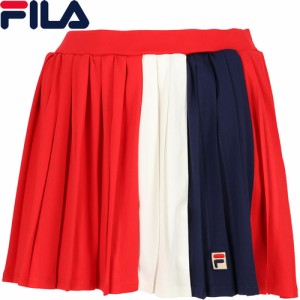 フィラ FILA レディース スコート フィラレッド VL2699 11 スポーツウェア テニス プリーツ おしゃれ かわいい 吸水 速乾 UVカット