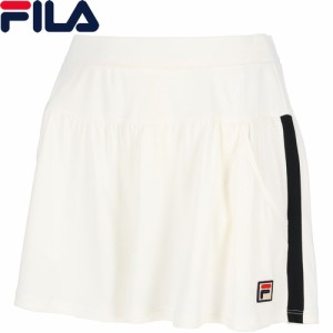 フィラ FILA レディース テニスウェア ゲームパンツ キュロットパンツ オフホワイト VL2700 02 スポーツウェア テニス ボトムス ズボン