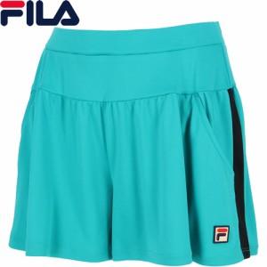 フィラ FILA レディース テニスウェア ゲームパンツ キュロットパンツ ターコイズ VL2700 29 スポーツウェア テニス ボトムス ズボン