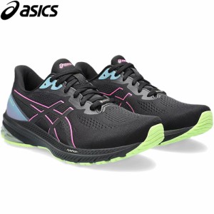 アシックス asics レディース ランニングシューズ GT-1000 12 GTX ブラック/ホットピンク 1012B508 001 2023秋冬モデル ジョギング