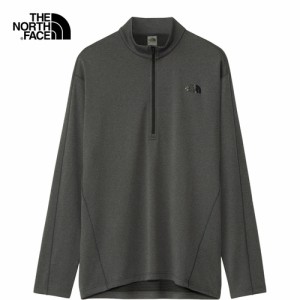 ザ・ノース・フェイス ノースフェイス メンズ 長袖Tシャツ ロングスリーブフラッシュドライジップアップ ミックスチャコール NT62311 ZC