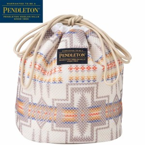 ペンドルトン PENDLETON メッシュドローポーチ オフホワイト 19804368004000 ポーチ バッグ 鞄 小物入れ 巾着 アウトドア おしゃれ