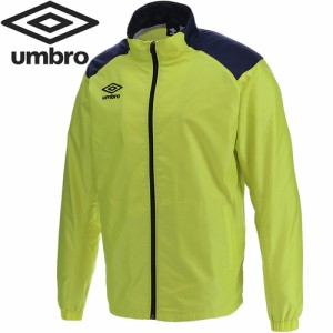 アンブロ umbro メンズ ウインドアップジャケット サルファーイエロー UBA4024 SLYL 長袖 フルジップ 裏起毛 ウインドブレーカー