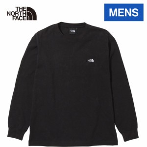 ザ・ノース・フェイス ノースフェイス メンズ 長袖Tシャツ ロングスリーブヌプシコットンティー ブラック NT32345 K L/S Nuptse Cotton