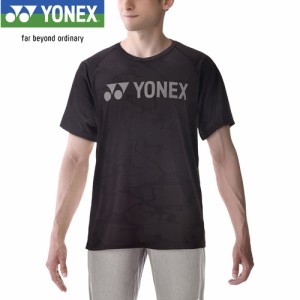 ヨネックス YONEX メンズ レディース ユニドライTシャツ フィットスタイル ブラック 16656 007 テニスウェア バドミントン