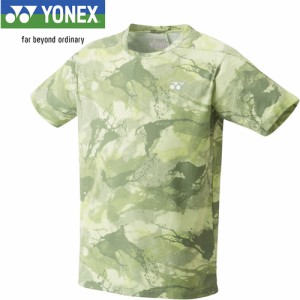 ヨネックス YONEX メンズ レディース ユニゲームシャツ フィットスタイル ピスタチオ 10535 797 テニスウェア 半袖シャツ 試合
