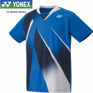 ヨネックス YONEX メンズ レディース ユニゲームシャツ フィットスタイル ブラストブルー 10537 786 テニスウェア 半袖シャツ 試合