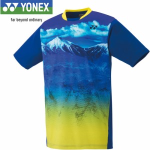 ヨネックス YONEX メンズ レディース ユニゲームシャツ ミッドナイトネイビー 10539 472 テニスウェア 半袖シャツ 試合
