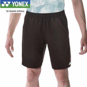 ヨネックス YONEX メンズ レディース ユニハーフパンツ ブラック 15147 007 テニスウェア バドミントン 半ズボン トレーニング スポーツ