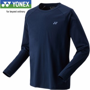 ヨネックス YONEX メンズ レディース ユニロングスリーブTシャツ ネイビーブルー 16650 019 テニスウェア バドミントン