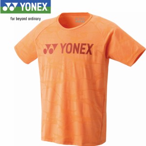 ヨネックス YONEX メンズ レディース ユニドライTシャツ フィットスタイル ライトオレンジ 16656 222 テニスウェア バドミントン