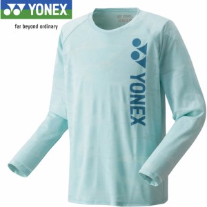 ヨネックス YONEX メンズ レディース ユニロングスリーブTシャツ パステルブルー 16657 664 テニスウェア バドミントン