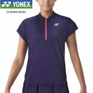 ヨネックス YONEX レディース ウィメンズゲームシャツ ネイビーブルー 20696 019 テニスウェア 半袖シャツ 試合 ユニフォームシャツ